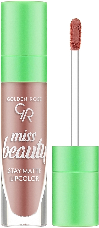 Flüssiger matter Lippenstift - Golden Rose Miss Beauty Stay Matte Lipcolor — Bild N1