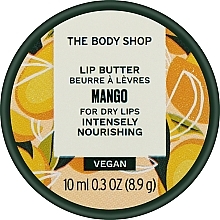 Intensiv pflegendes Öl für trockene Lippen mit Mango - The Body Shop Mango Lip Butter For Dry Lips Intensely Nourishing — Bild N1