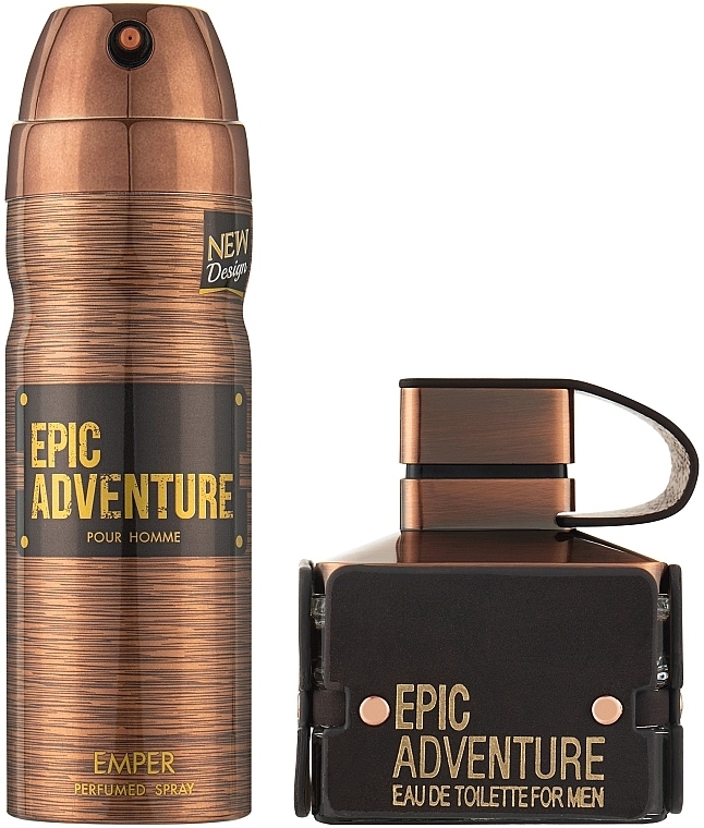 Emper Epic Adventure - Duftset (Eau de Toilette 100ml + Deospray 200ml)  — Bild N2