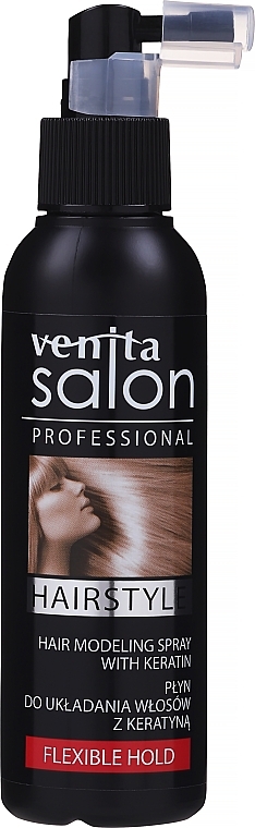 Modellierendes Haarspray mit Keratin - Venita Salon Professional Flexible Hold Hair Modeling Spray — Bild N1