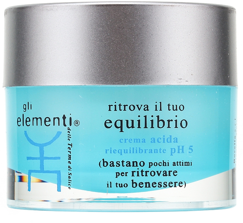 Gesichtscreme zur Wiederherstellung des Gleichgewichts - Gli Elementi Acid Re-equilibrating Cream pH5  — Bild N2