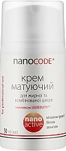 Düfte, Parfümerie und Kosmetik Mattierende Gesichtscreme für fettige und Mischhaut - NanoCode Activ Cream
