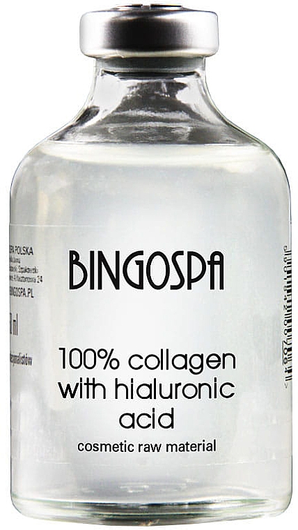 Kollagen 100% mit Hyaluronsäure für Gesicht - Bingospa 100% Collagen with Hyaluronic Acid — Bild N1
