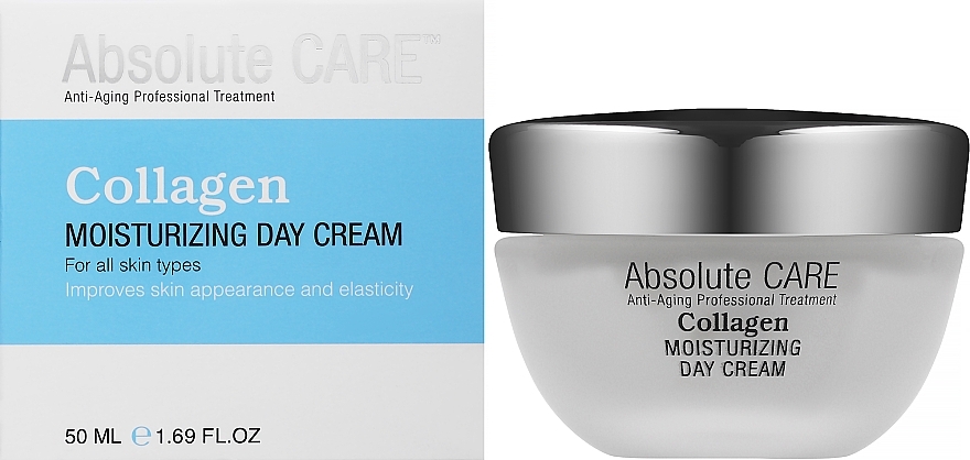 Feuchtigkeitsspendende Anti-Falten Tagescreme mit Kollagen für alle Hautypen - Absolute Care Collagen Day Cream — Bild N2