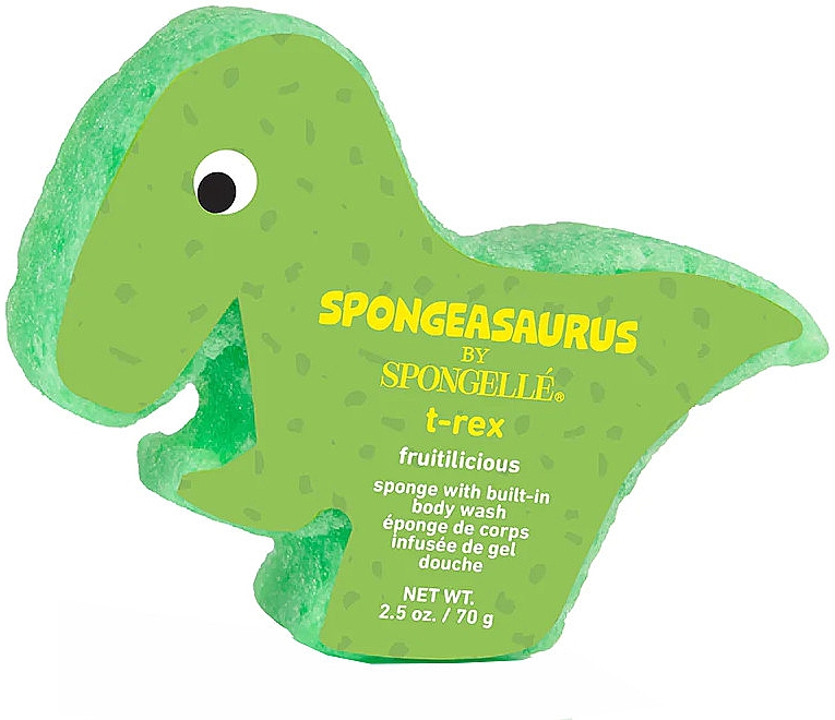 Badeschwamm für Babys T-Rex - Spongelle Spongeasaurus T-Rex Body Wash Infused Buffer — Bild N2