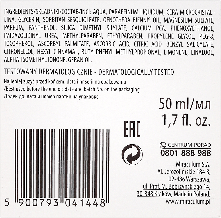 Anti-Falten Tages- und Nachtcreme mit Primelöl - Miraculum Gracja Semi-oily Cream With Evening Primrose — Bild N3