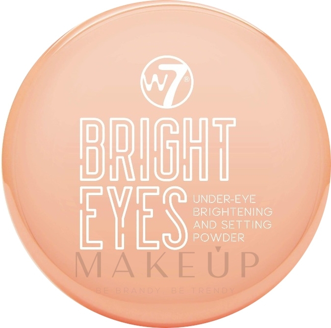 Puder für die Haut um die Augen - W7 Bright Eyes Under-Eye Brightening And Setting Powder — Bild 5 g