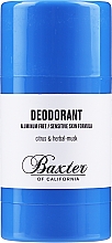 Düfte, Parfümerie und Kosmetik Deostick - Baxter of California Deo Citrus Herbal