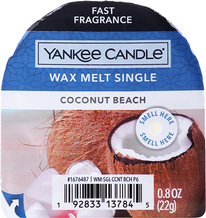 Aromatisches Wachs - Yankee Candle Classic Wax Coconut Beach — Bild N1
