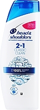 2in1 Anti-Schuppen Shampoo und Haarspülung - Head & Shoulders 2In1 Shampoo & Conditioner Classic Clean — Bild N1