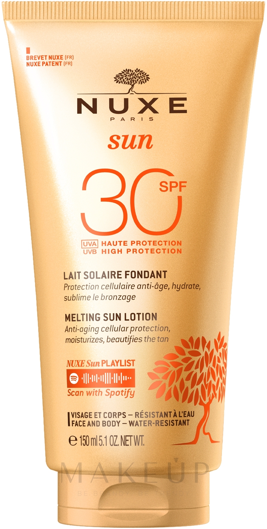Anti-Aging Sonnenmilch für Gesicht und Körper LSF 30 - Nuxe Sun SPF 30 — Bild 150 ml