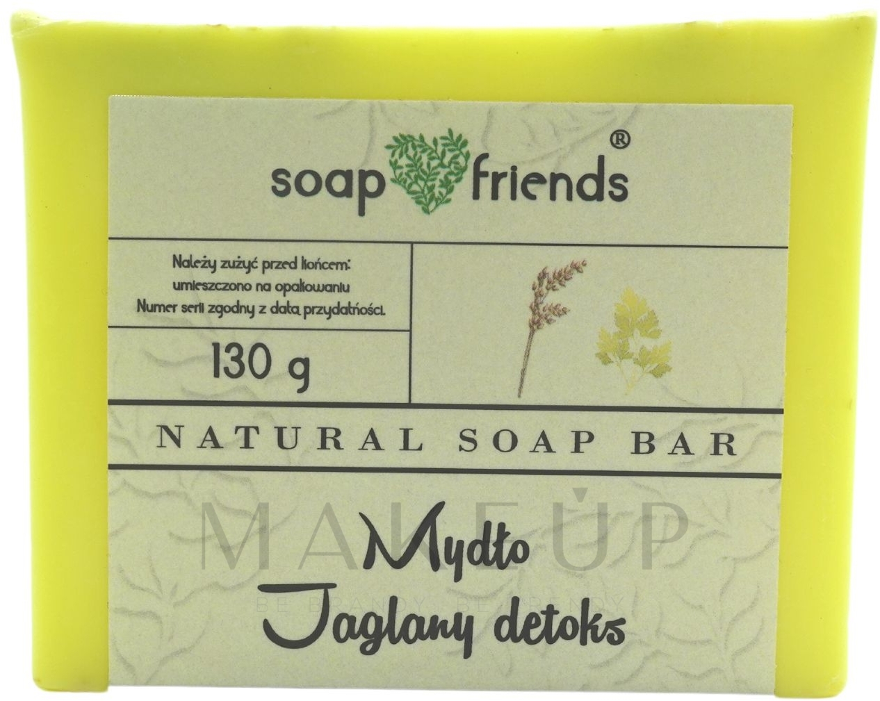 Glycerin-Seife Hirse mit Petersilie - Soap&Friends  — Bild 130 g