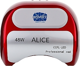 Düfte, Parfümerie und Kosmetik CCFL/LED Lampe für Nageldesign rot - Ronney Profesional Alice Nail CCFL+LED 48w (GY-LCL-015D) Lamp