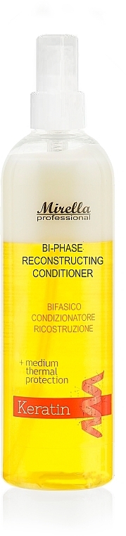 Zwei-Phasen-Conditioner für geschädigtes Haar mit Wärmeschutz - Mirella Hair 2-phase Conditioner