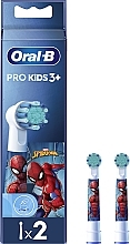 Düfte, Parfümerie und Kosmetik Ersatzkopf für elektrische Kinderzahnbürste Spiderman 2 St. - Oral-B Pro Kids 3+ 
