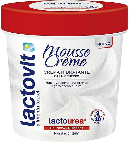 Creme-Mousse für den Körper mit Harnstoff - Lactovit Lactourea Mousse Creme — Bild N1