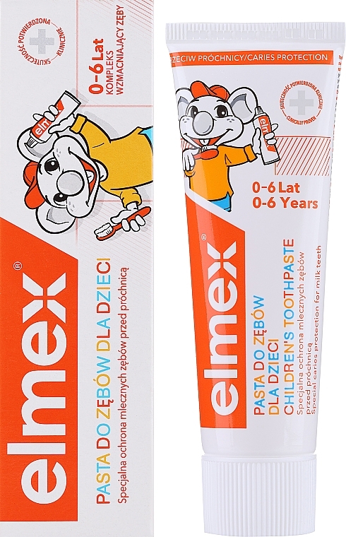 Kinderzahnpasta mit Aminfluorid 0-6 Jahre - Elmex Childrens Toothpaste — Bild N3