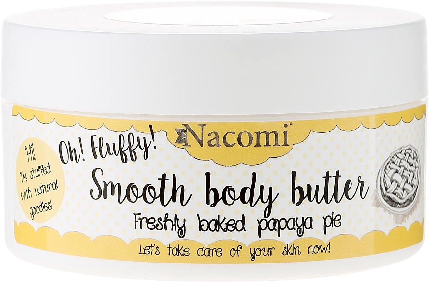 Körperbutter mit Papayakuchen-Aroma - Nacomi Smooth Body Butter Freshly Baked Papaya Pie — Bild N1