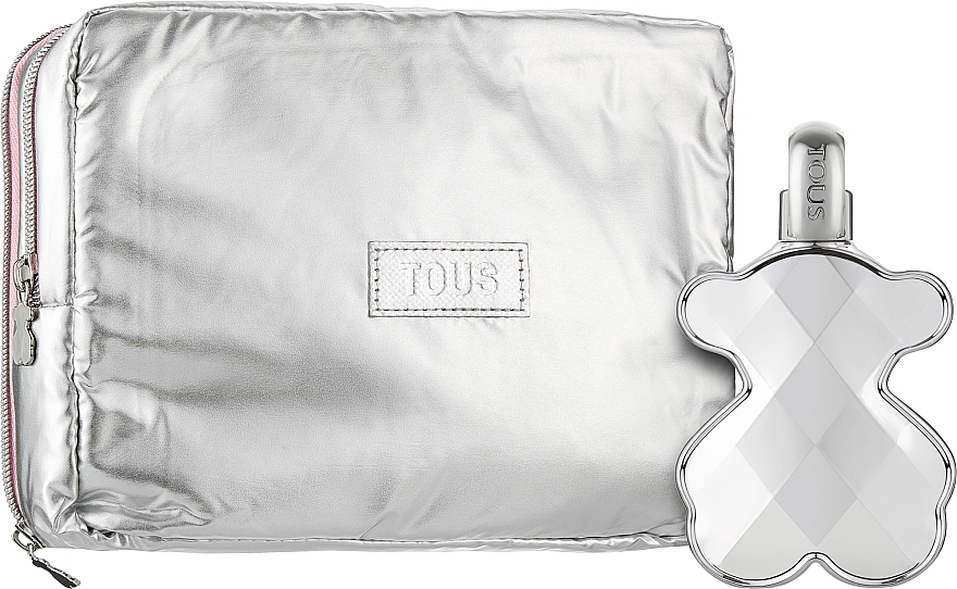 Tous LoveMe The Silver Parfum - Duftset (Eau 90ml + Kosmetiktasche)  — Bild N4