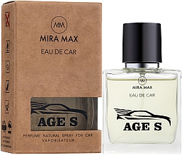 Düfte, Parfümerie und Kosmetik Autolufterfrischer - Mira Max Eau De Car Age S Perfume Natural Spray For Car Vaporisateur