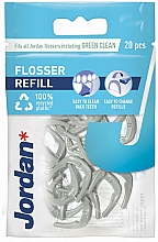 Zahnseide-Sticks Refill 20 St. - Jordan Green Clean Flosser Refills — Bild N1