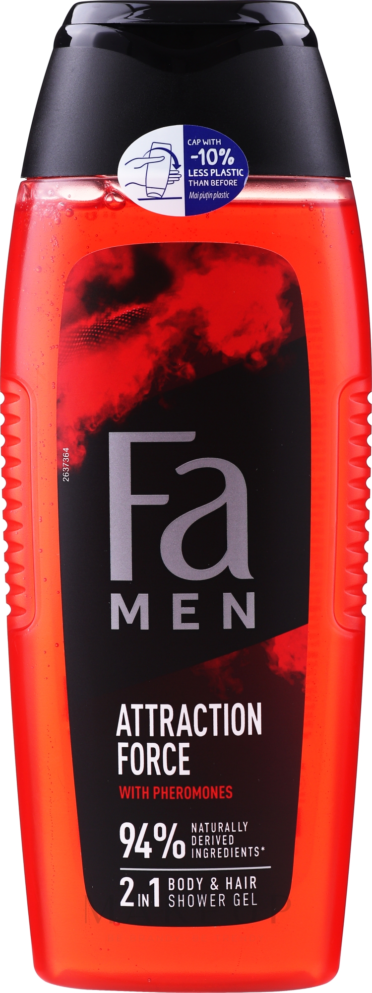 2in1 Duschgel für Körper und Haar mit Pheromonen - Fa Attraction Force Shower Gel — Bild 400 ml