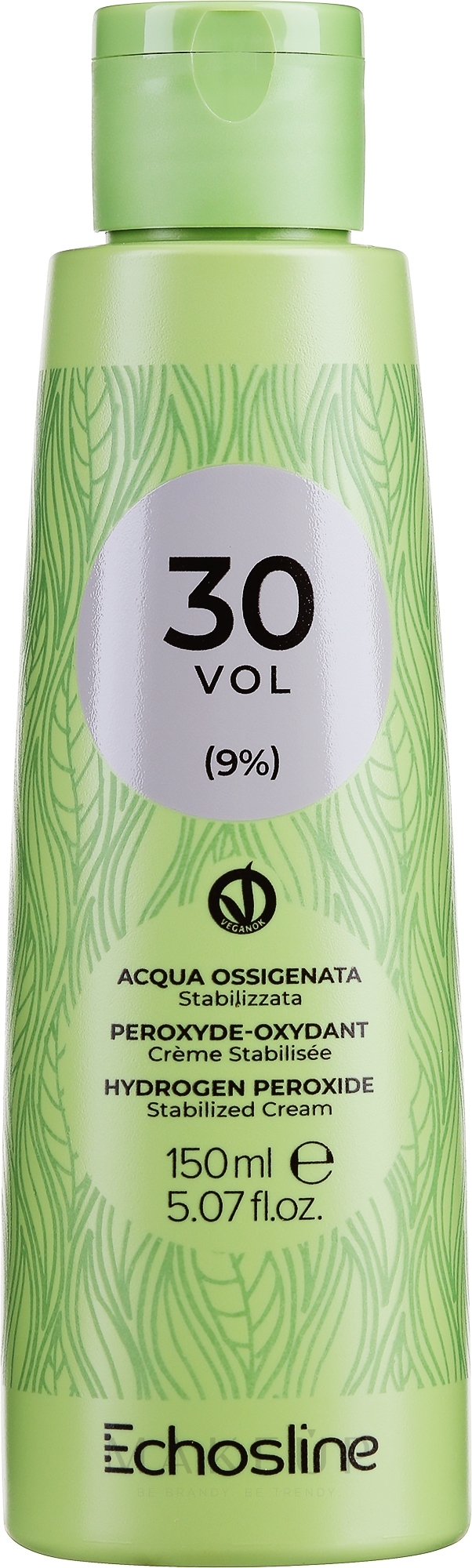 Entwicklerlotion 30 Vol (9%) - Echosline Hydrogen Peroxide Stabilized Cream 30 vol (9%) — Bild 150 ml