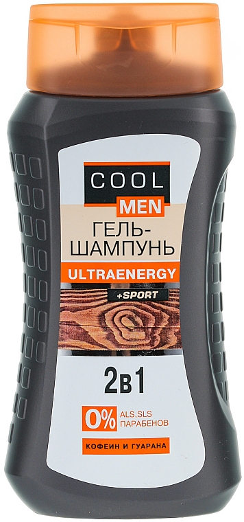2in1 Gel-Shampoo mit Koffein und Guarana - Cool Men