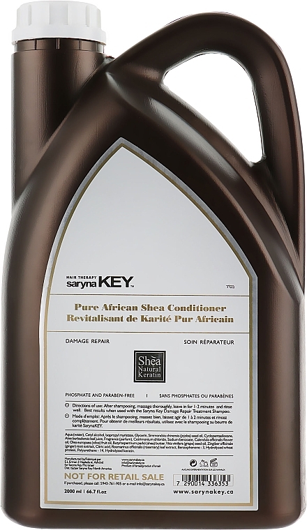 Erneuernde Intensivpflege für stark geschädigtes Haar - Saryna Key Pure African Shea Damage Repair Conditioner — Bild N6