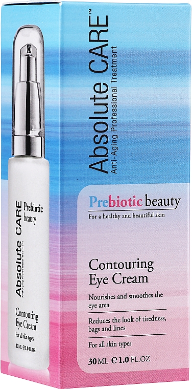 Konturierende Augencreme für alle Hauttypen mit Probiotika - Absolute Care Prebiotic Beauty Contouring Eye Cream