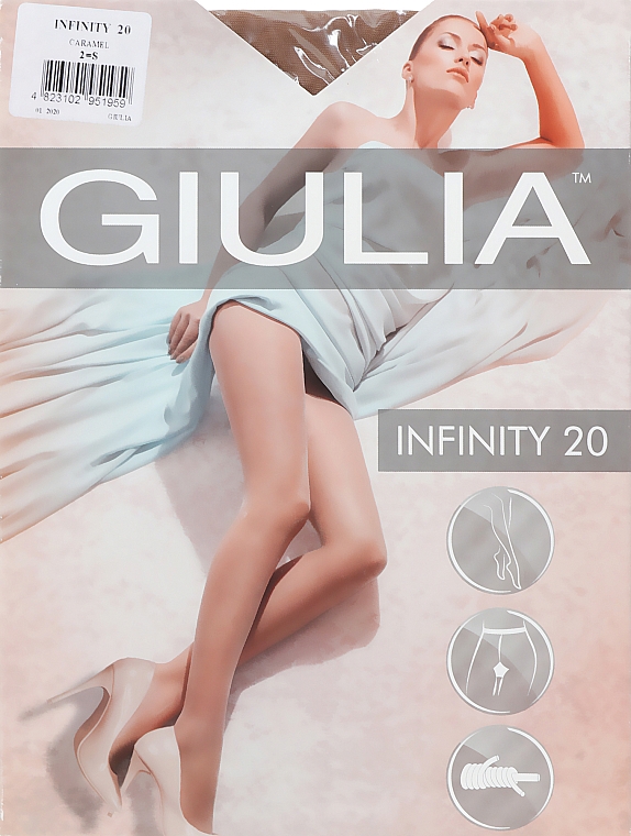 Strumpfhose für Damen Infinity 20 Den caramel - Giulia — Bild N1