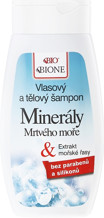 2in1 Shampoo und Duschgel mit Mineralien aus dem Toten Meer - Bione Cosmetics Dead Sea Minerals Hair And Body Shampoo — Bild N1