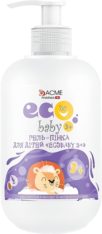 Gelschaum für Kinder mit Lavendelextrakt und Mandelöl - Acme Color Eco Baby 3+ — Bild N1