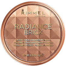 Mehrfarbiger Schimmerpuder - Rimmel London Radiance Brick  — Bild N1