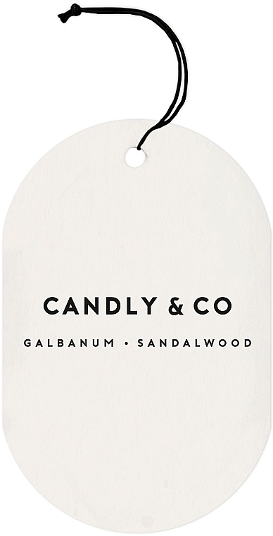 Auto-Lufterfrischer- Candly & Co No.6 Galbanum - Sandalwood Fragrance Tag — Bild N2