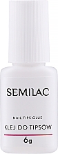 Nagelspitzenkleber mit Pinsel - Semilac Nail Tip Glue — Bild N2