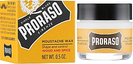 Düfte, Parfümerie und Kosmetik Schnurrbartwachs mit Gewürze- und Holzduft - Proraso Moustache Wax Wood & Spice
