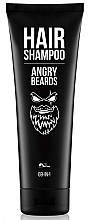 Beruhigendes, feuchtigkeitsspendendes und regulierendes Haarshampoo für Männer mit Panthenol, Glycerin und Aktivkohle - Angry Beards Hair Shampoo 69 in 1 — Bild N2