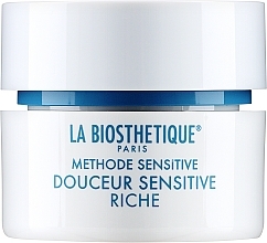 Intensiv pflegende und entspannende reichhaltige Gesichtscreme für extrem trockene und empfindliche Haut - La Biosthetique Douceur Sensitive Riche Cream — Bild N1