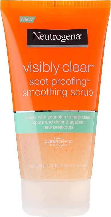 Glättendes Gesichtspeeling - Neutrogena Visibly Clear Spot Proofing Smoothing Scrub — Bild N1