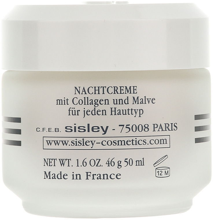 Straffende Nachtcreme mit Kollagen - Sisley Creme Collagene Et Mauve Botanical Night Cream — Bild N2