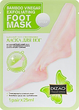 Düfte, Parfümerie und Kosmetik Peeling-Fußmaske - Dizao Bamboo Vinegar Exfoliating Foot Mask