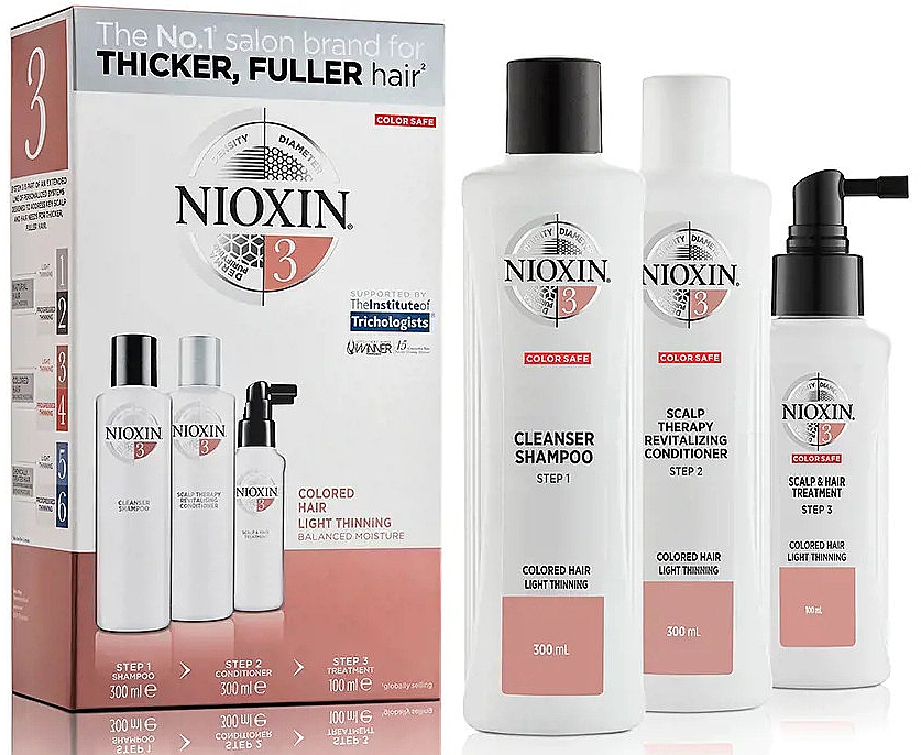 Haarpflegeset - Nioxin Hair System 3 Kit  — Bild N1