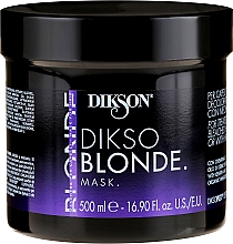 Regenerierende Haarmaske mit Weizenkeimöl - Dikson Dikso Blonde Mask — Bild N1