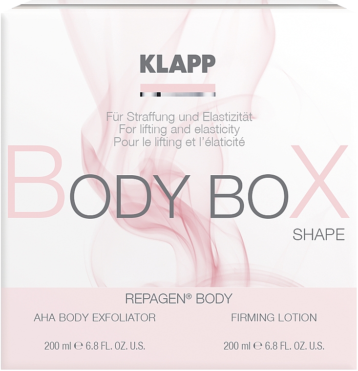 Körperpflegeset - Klapp Repagen Body Box Shape (Körperpeeling 200ml + Körperlotion 200ml) — Bild N1