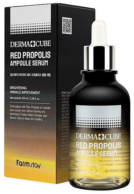 Gesichtsserum - Farmstay Dermacube Red Propolis Ampoule Serum — Bild N1