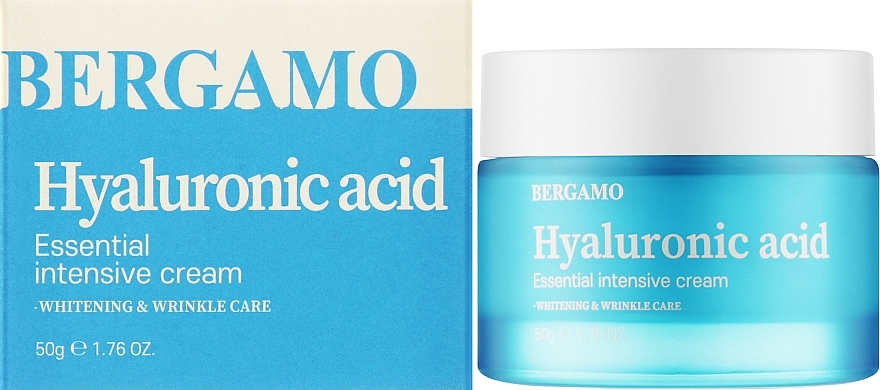 Gesichtscreme mit Hyaluronsäure - Bergamo Hyaluronic Acid Essential Intensive Cream — Bild N2