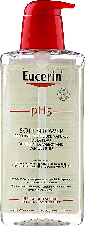 Sanftes Duschgel für trockene und empfindliche Haut - Eucerin pH5 Soft Shower Gel Dry & Sensitive Skin — Bild N3