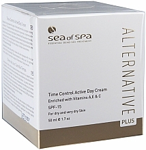 Düfte, Parfümerie und Kosmetik Anti-Aging Tagescreme mit Vitaminen LSF 15 - Sea Of Spa Alternative Plus Time Control Active Day Cream