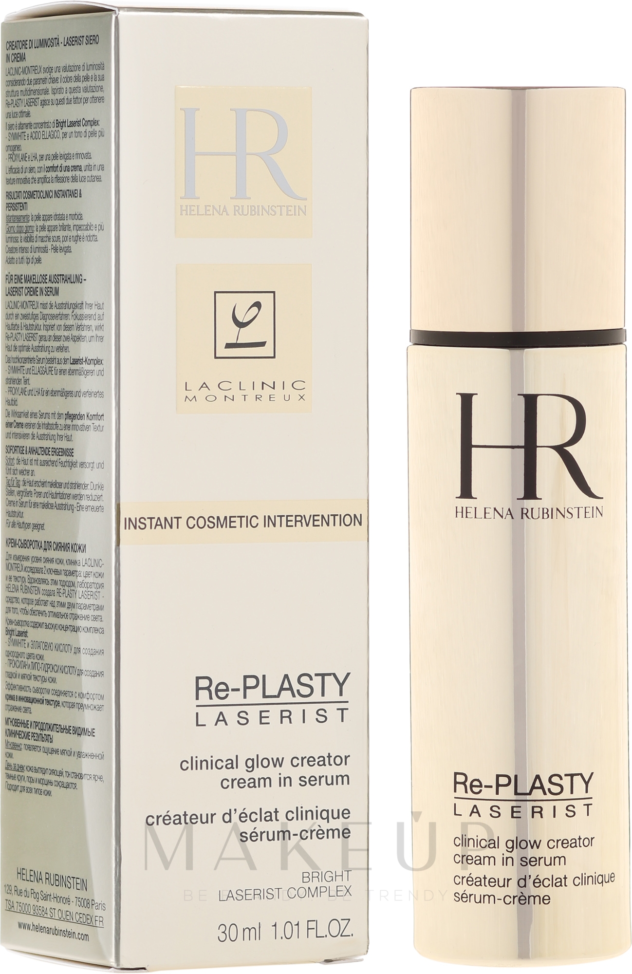 Feuchtigkeitsspendende Anti-Aging Gesichtsserum-Creme - Helena Rubinstein Re-Plasty Laserist Cream in Serum — Bild 30 ml